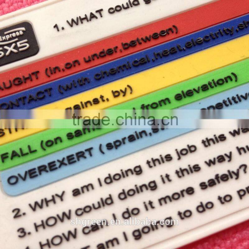 Korea design sew on soft rubber patch,pvc repair patches for bag and uniform