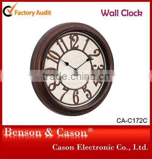 Home Decoration Big Plastic Wall Clock