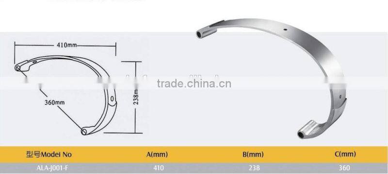 Hot sale Salon equipment barber chair accessories aluminum chair armrest ALA-J001-F