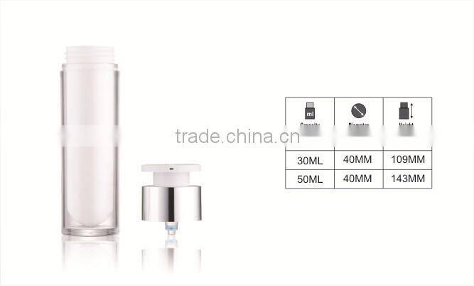 WY0209 luxurious San airless bottle, top level cosmetic bottle.