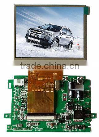 3.5" tft lcd control panel for car monitor