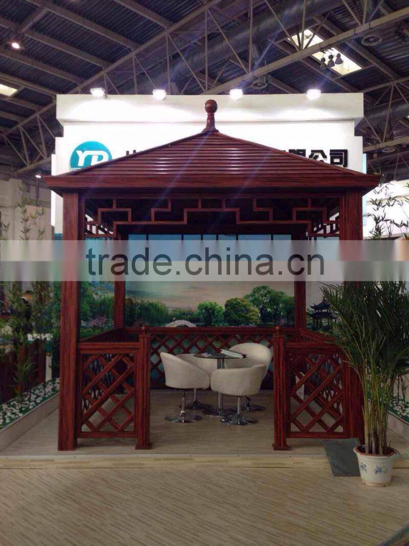 CE certification 6063 T5 wood painted aluminum door and window