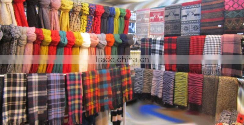 Male Winter Warm Neck Warmer Striped Scarf