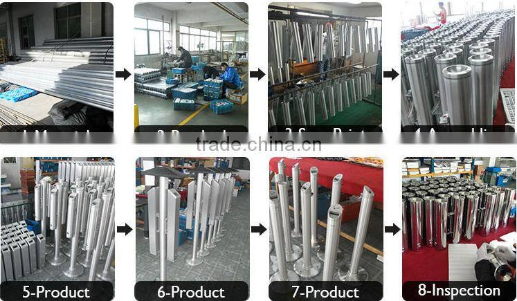 high quality Wall mounted outdoor metal ashtray 301se