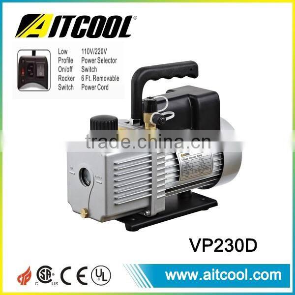 Hot sale dual voltage two stage rotary vane vacuum pump VP230D, designed for HVAC/R