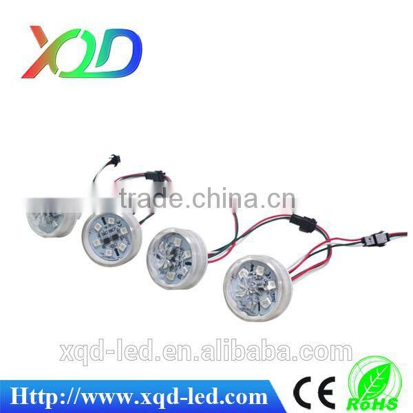 48mm led point lights source led visual pixel poi 6leds smd5050 rgb
