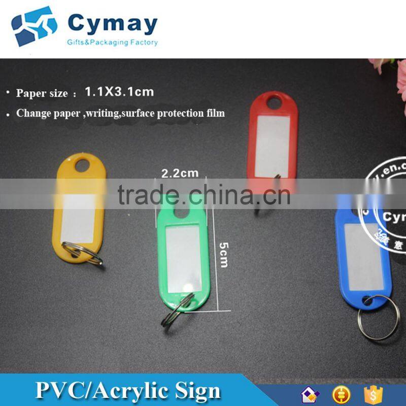 Custom writable PVC sign direction sign plastic writing sign