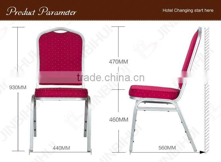 BH-L8316A hotel Stacking dining chair, Aluminum banquet Chair