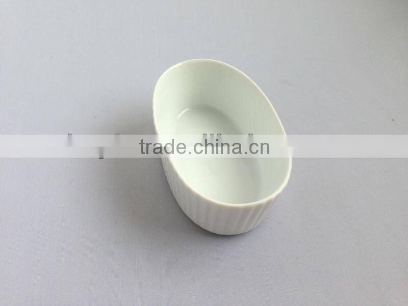 2014 Repeated use of White Ceramic Souffle baking cups