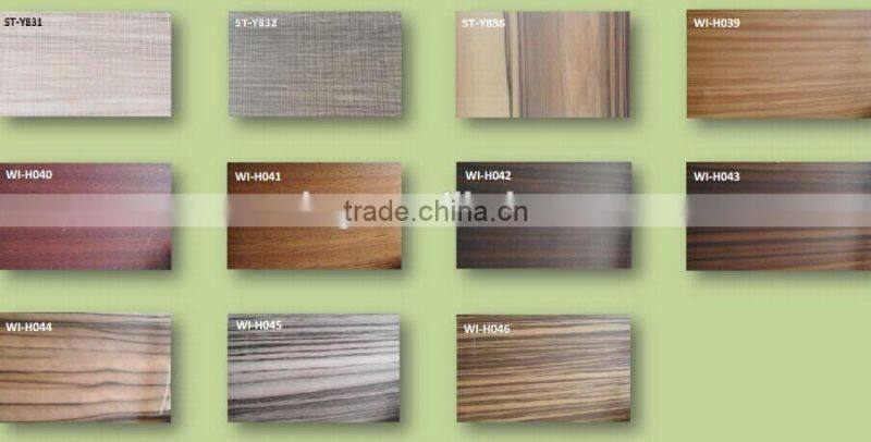 High gloss white color pvc mdf board for kitchen cabinet door