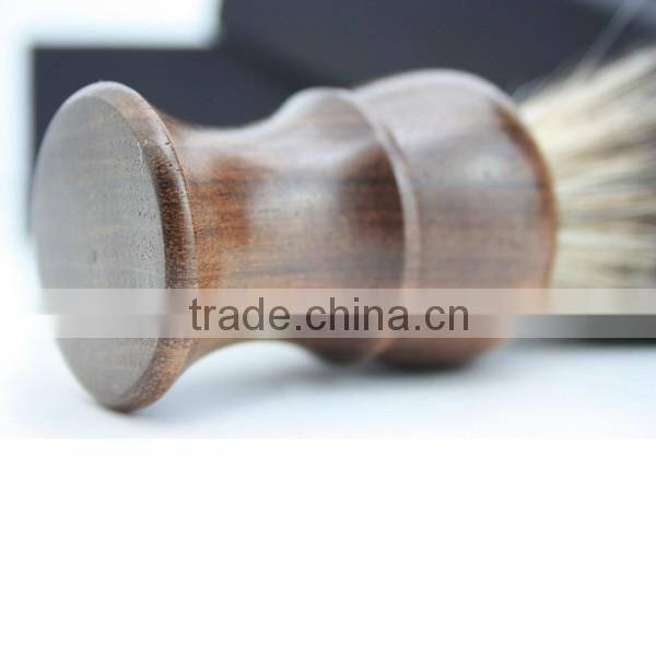 Beautiful wood best badger hair knot shave brush with stand, handcrafted men grooming shaving brush