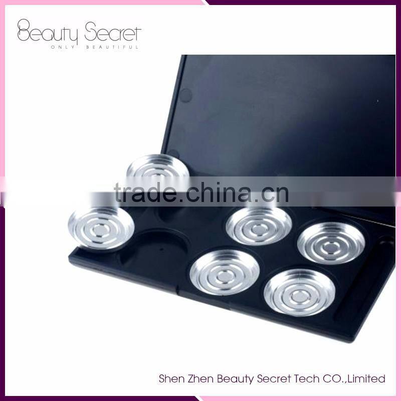 hot sale empty plastic compact eyeshadow palette case for cosmetic empty packaging