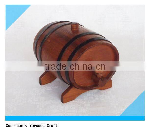 classic wooden wine barrel for grape wine culture