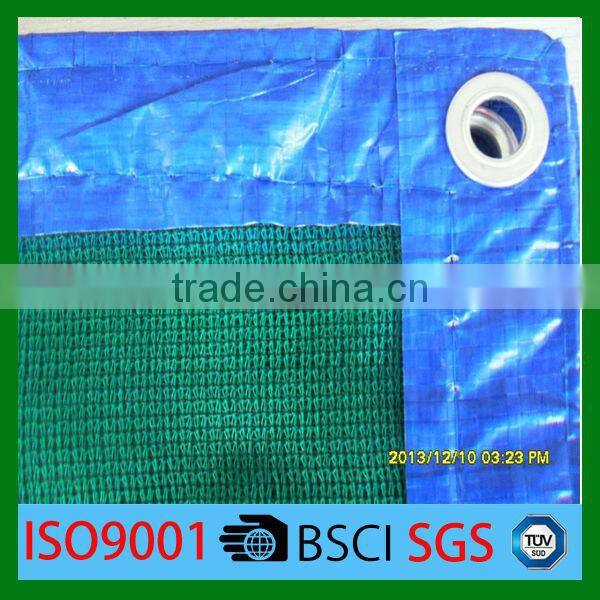 Made by factory in China with printed logo flame retardant scaffolding net