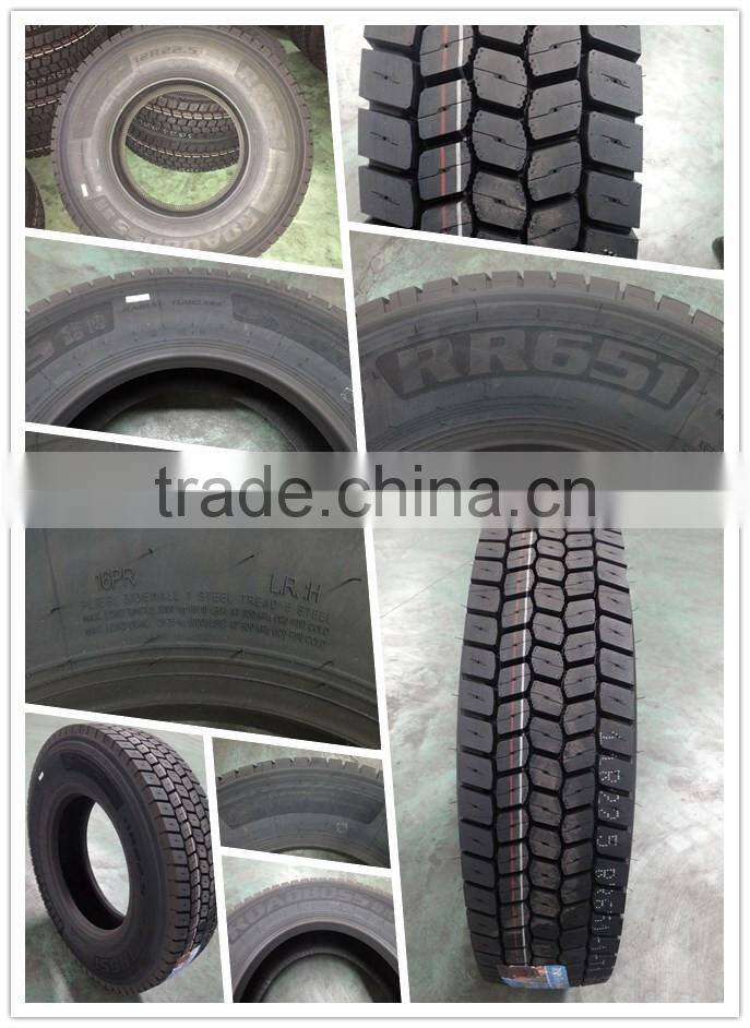 Top quality same as WESTLAKE GOODRIDE Tyres11r22.5 RR651 pattern for saling with Hankook technology tires