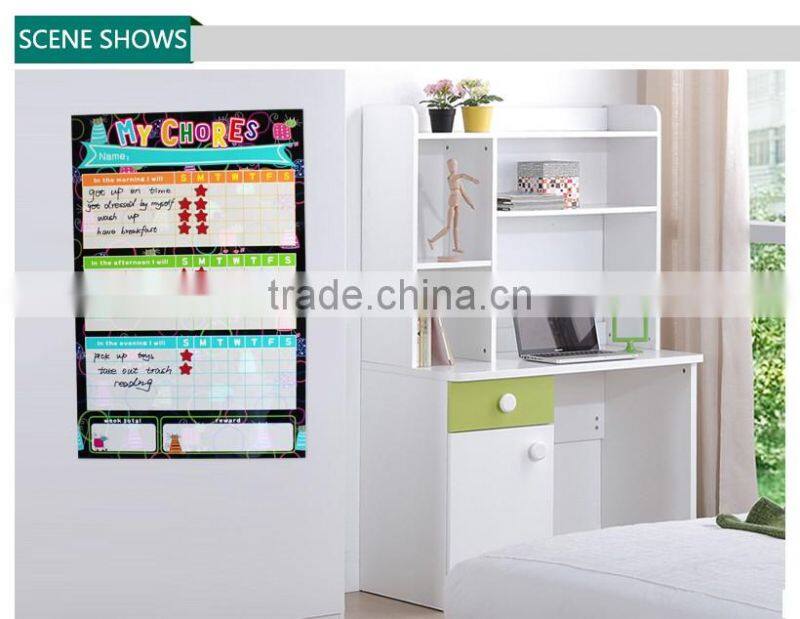 Magnetic Dry Erase Wall Sticker Printed Whiteboard Weekly Calendar 60 x 40 cm