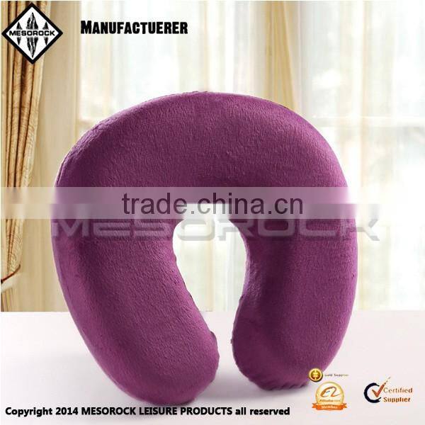 High quality memory foam u-shape pillow travel neck pillow