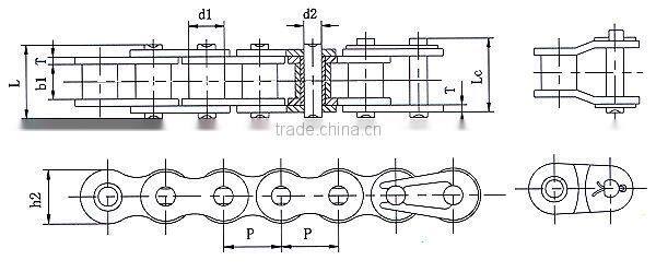 Short pitch transmission precision roller chains ( B series )