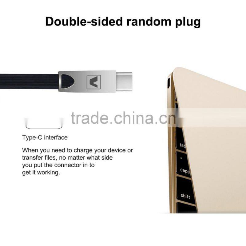 Voxlink 2017 New 5V 1A Zinc Alloy flat Fast Charging Data Sync usb Cable for iPhone 6 6s Plus 5s 5 iPad mini/Samsung/HTC