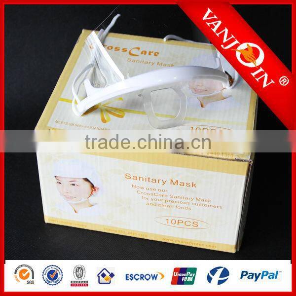 Cheap Price Anti Fog Burger King Transparent Face Mask