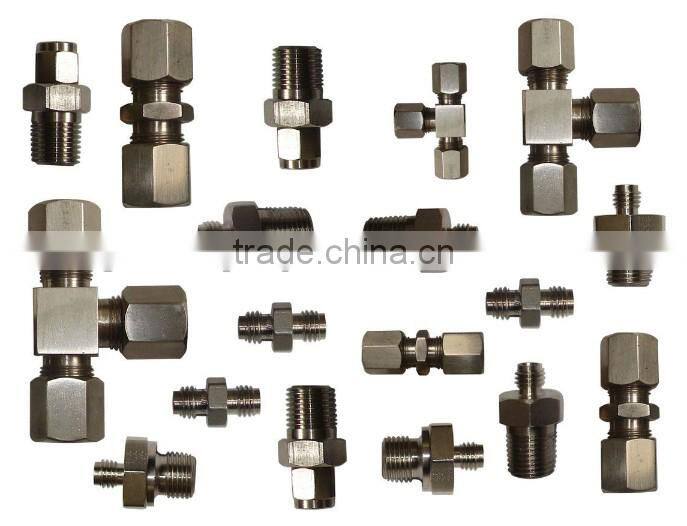 Brass fittings with chrome plated