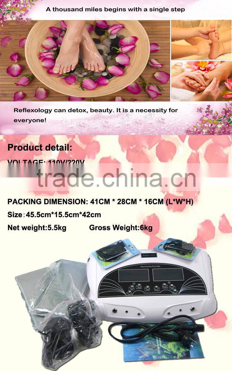 2017 Ion Heat Body Slimming and Detoxing Spa Unit foot health Machine