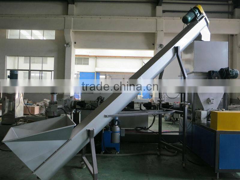 Side force feeder plastic pelletizing machine /plastic granulating machine