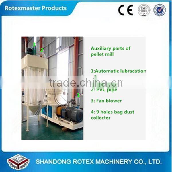 1.5t/h wood/sawdust/rice husk/peanut shell/corn/soybean pellet making machine with CE