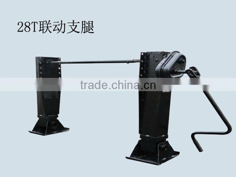 Truck semi trailer parts trailer supporting leg