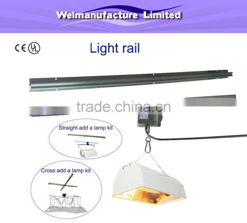 Hydroponics light rail