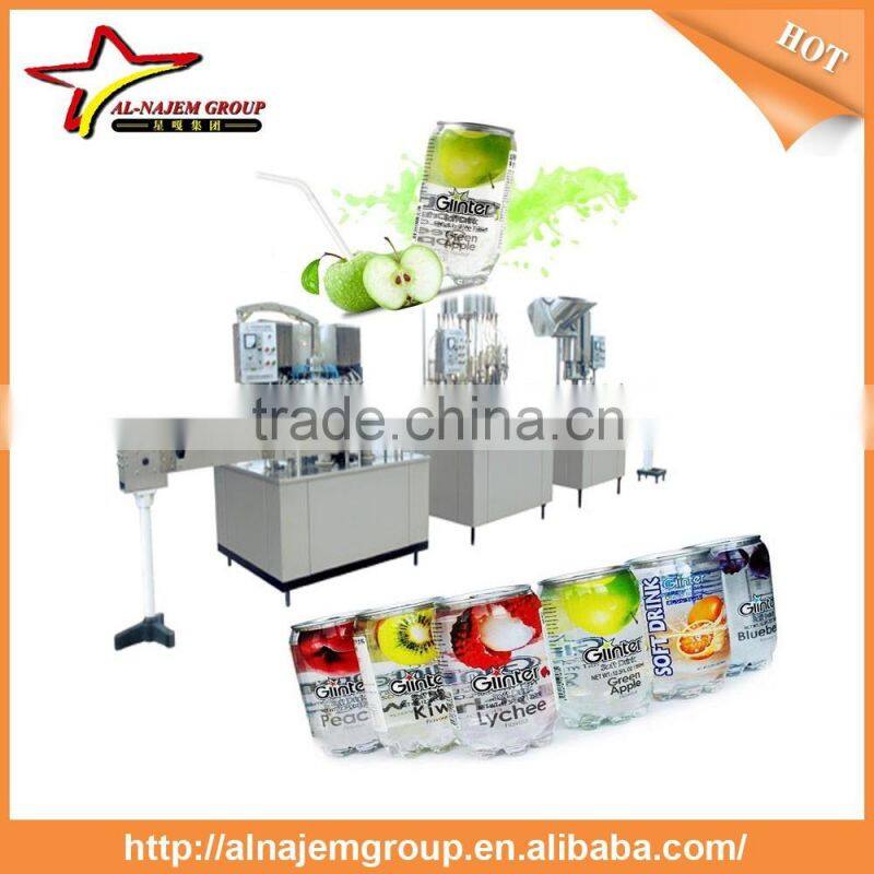 sparkling beverage filling production line washing pulp filling carbonated filling capping 4-1-1 monobloc