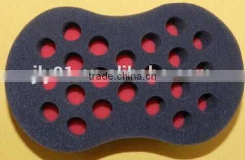 Double Sided Magic Hair Twist Sponge Dreads Twisting Locks Dreadlocks Curl Brush Sponge 46 Holes+22 Holes