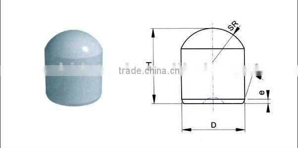 Carbide tooth for rock drilling bits which from Zhuzhou tungsten carbide base