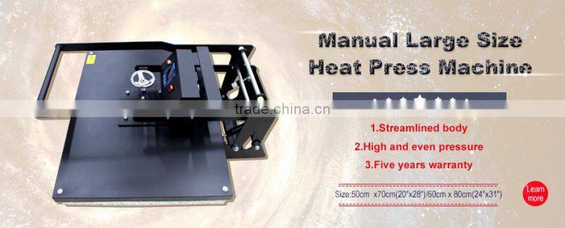 clamshell 60cm x 80cm(24"x31") fashion wear sublimation tshirt machine