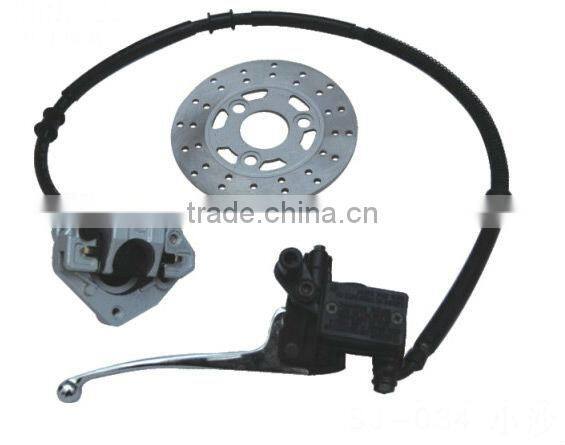 motorcycle rear hub with disc brake