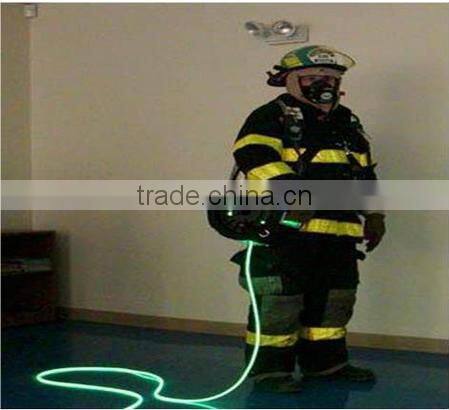 Fire fighting portable solar panel battery recharge emergency EL rope light
