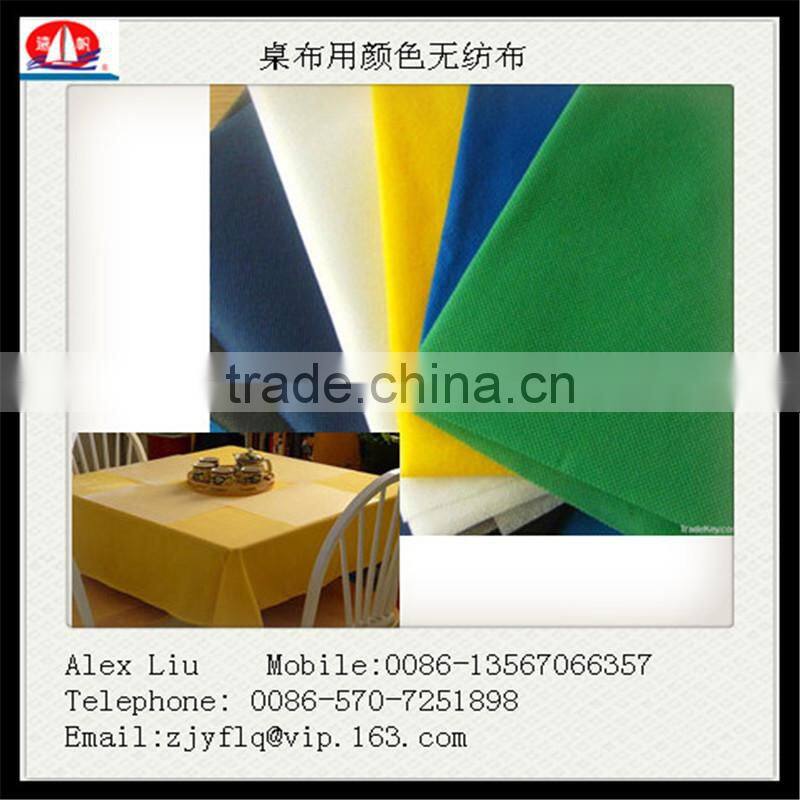 100% New material non woven fabric used for non woven bed sheet and The disposable tablecloth , pp non woven fabric suppliers