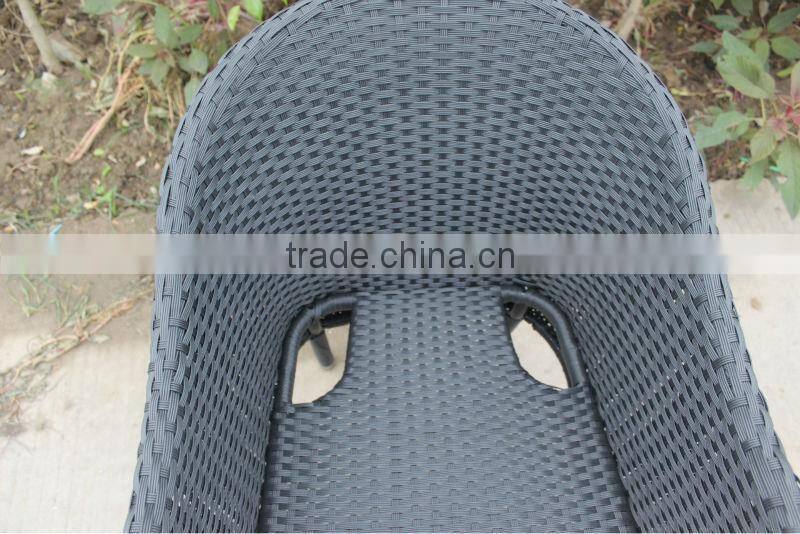 Round Rattan Stackable Outdoor Wicker Chair