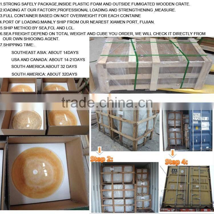 irregular shape marble hand washing stone wash basin