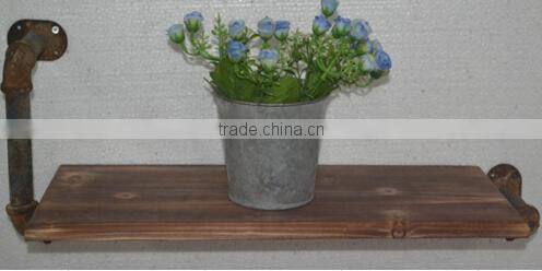 dark walnut industrial multi function wall mounted home decor antique