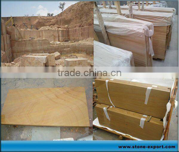 yellow sandstone wall cladding