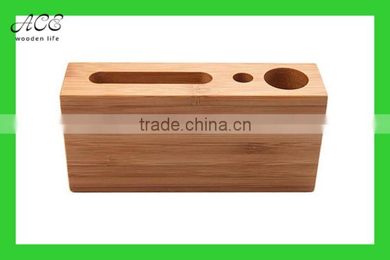 Bamboo desk organizer