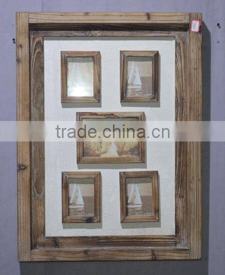 decorative multi wooden picture photo frame with blackboard decor