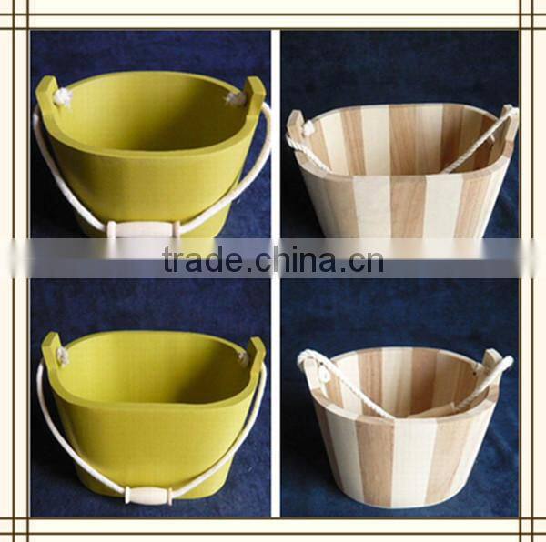 2015 new eco-friend custom small wooden chocolate barrel decoration