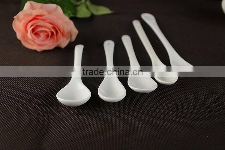 China factory suppliers porcelain coffee tea soup anti-shake spoon