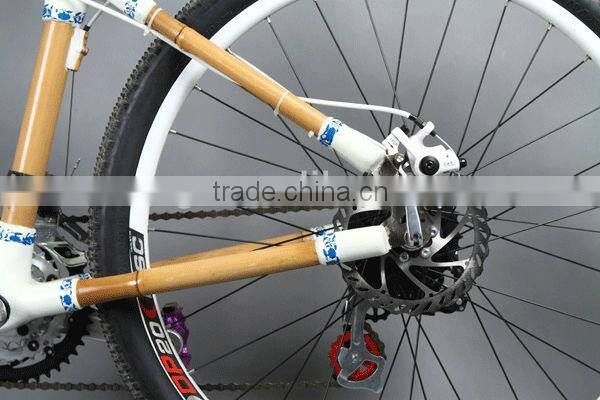 6-speed Bamboo Racing Road Bicycle in white color