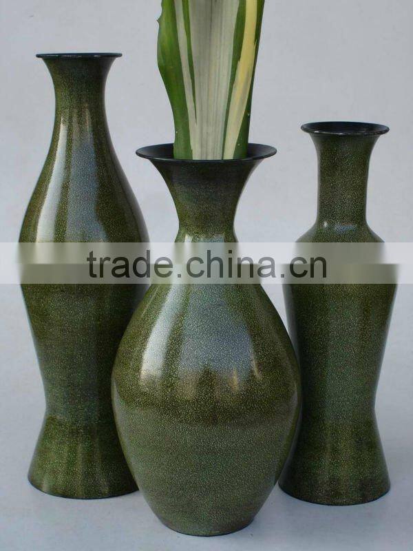 Marbleized Flower Vases