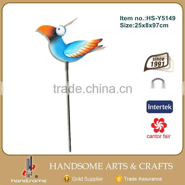 Metal Animal Bird Statue Steel Stake Garden Art Wholesale