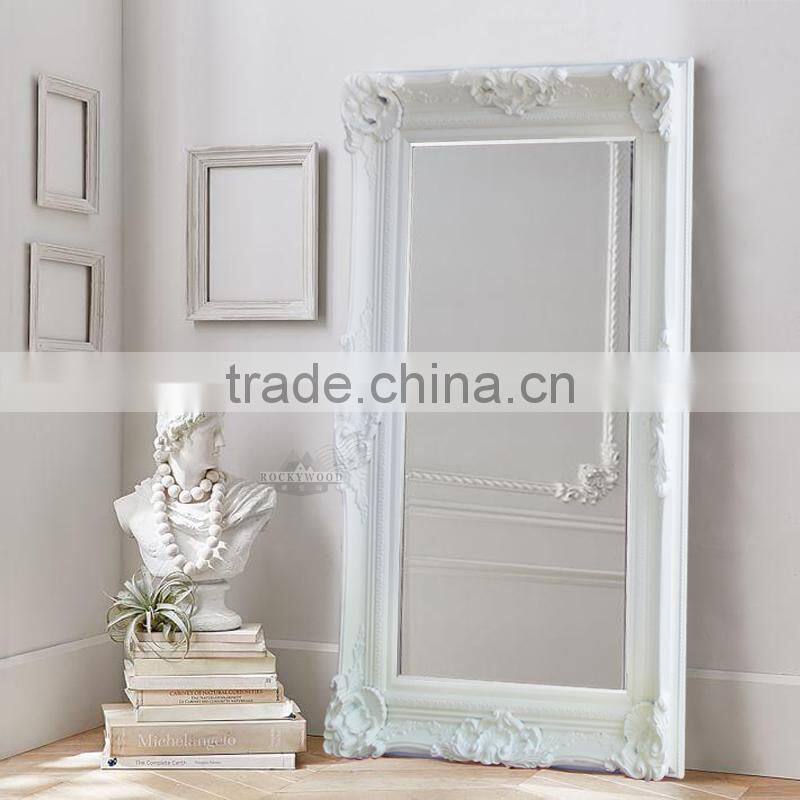 New degsin large Framed Wood Wall Mirrors Decorative