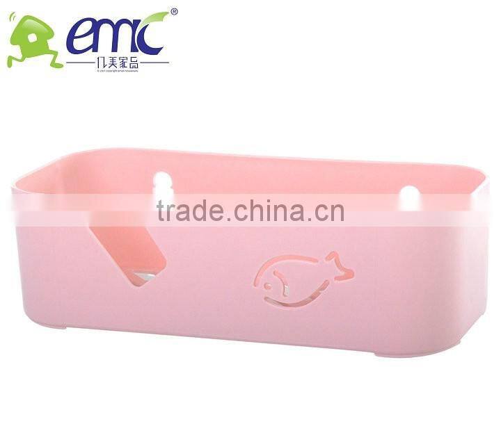 emc creative draining rack, plastic basket bucket with suctions